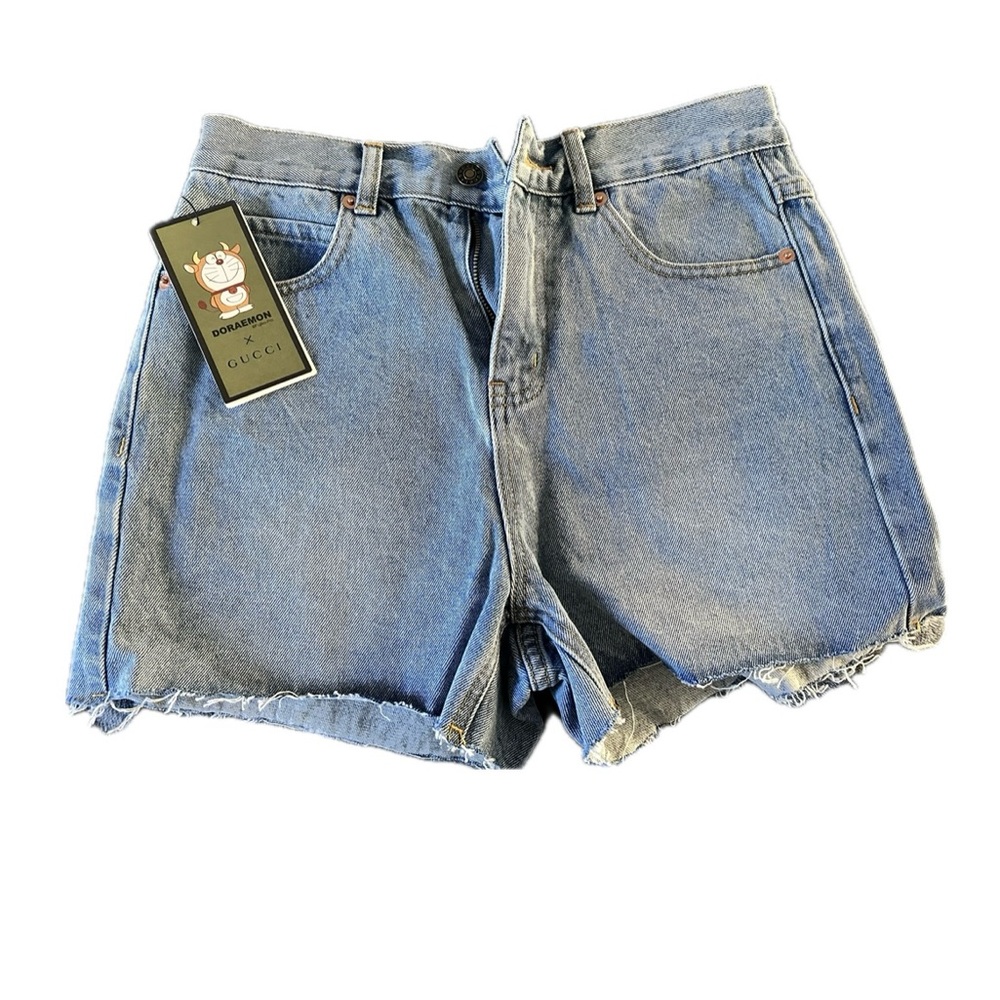 Gucci Women's Blue Denim Shorts